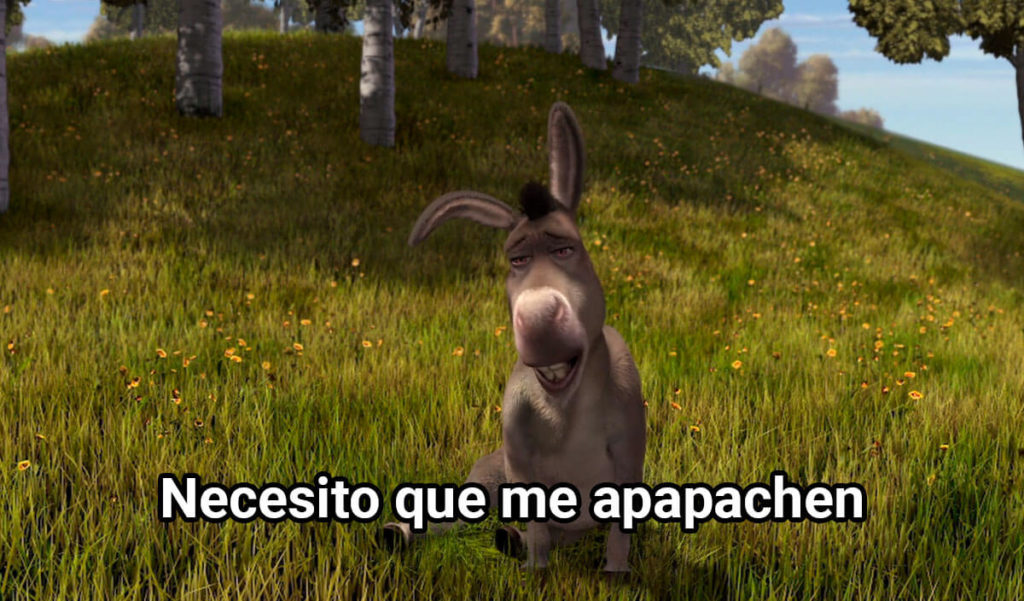 Necesito que me apapachen shrek plantilla de meme